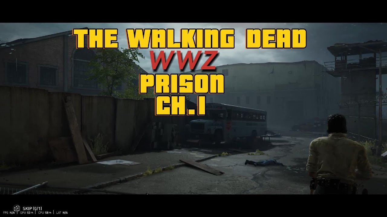World War Z THE WALKING DEAD PRISON ( PRISON  Chapter 1 ) HARD #worldwarz #thewalkingdead #gameplay