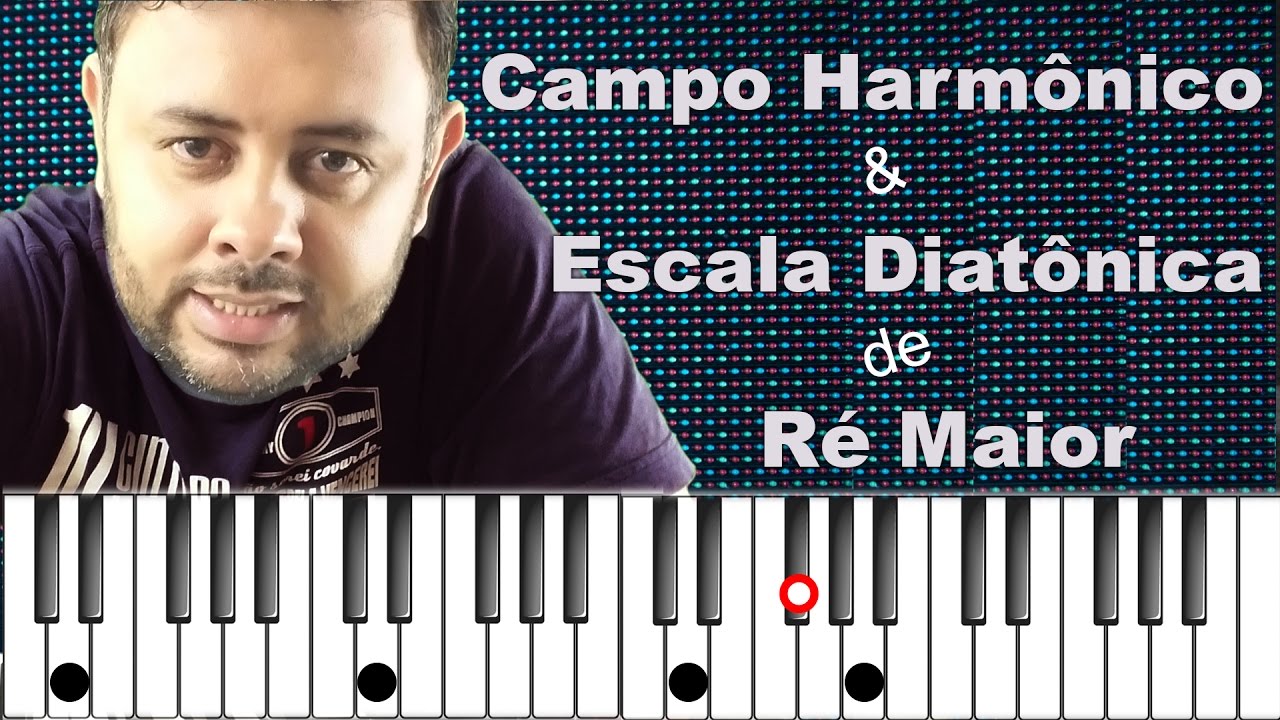 Ré Maior - Campo Harmônico e Escala diatônica - Aula 07