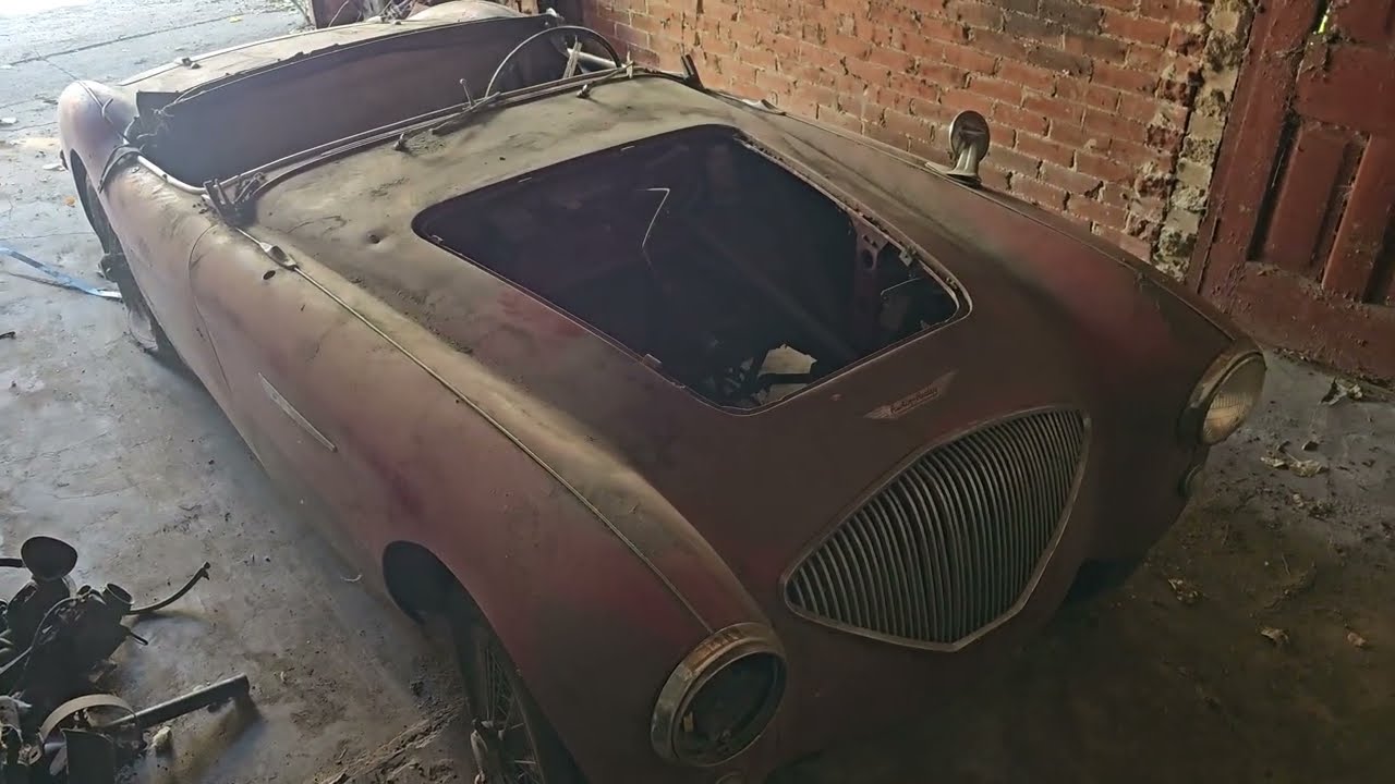 1955 Austin-Healey 100 Barn Find!  Parked Since 1965! Contact us at classicinvest.com for pricing!
