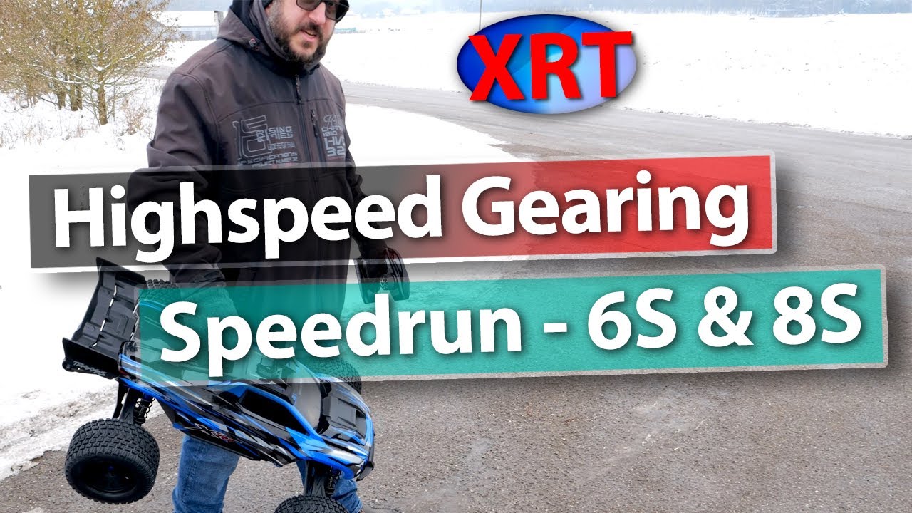 Traxxas XRT Speedrun Highspeed Gearing 6S & 8S