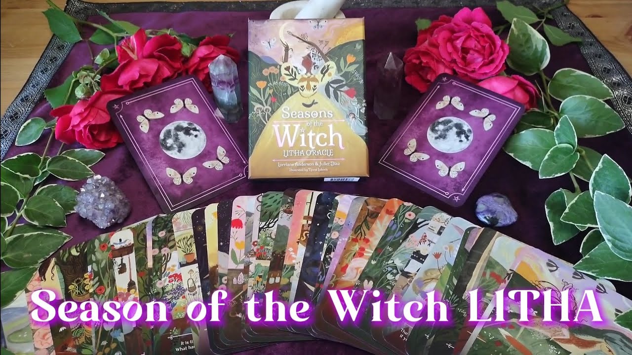 Season of the Witch LITHA Oracle (MY BIRTHDAY SEASON!!🌞) | Deck Unboxing Flip Through & EXCITEMENT🦋