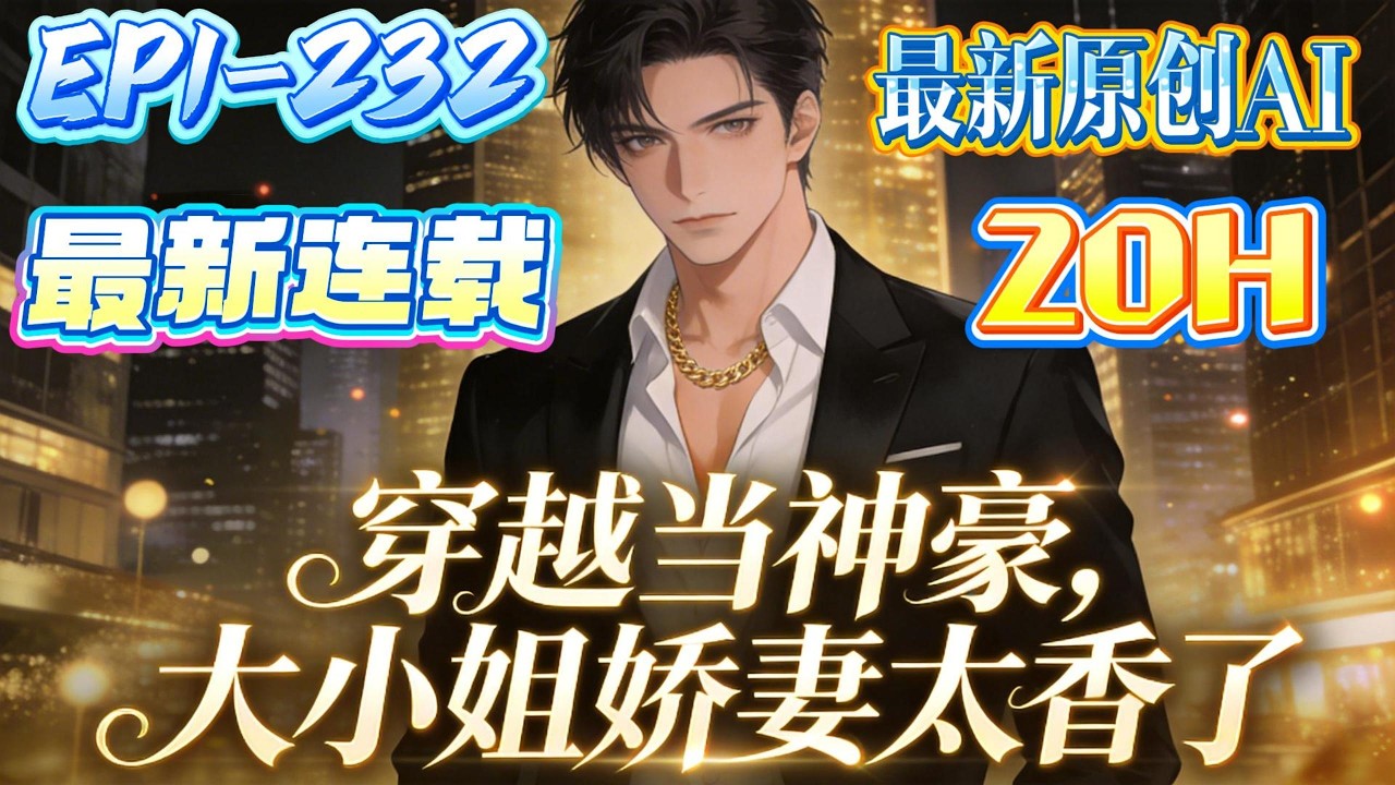 【🎉连载更新🎉】《穿越当神豪，大小姐娇妻太香了》第1-232集 |一觉醒来，吴鸣被迫娶了七十年代的资本家大小姐。面对极品亲戚的冷眼嘲笑，他毫不在意，因为只有他知道，这位大小姐有多“香”！