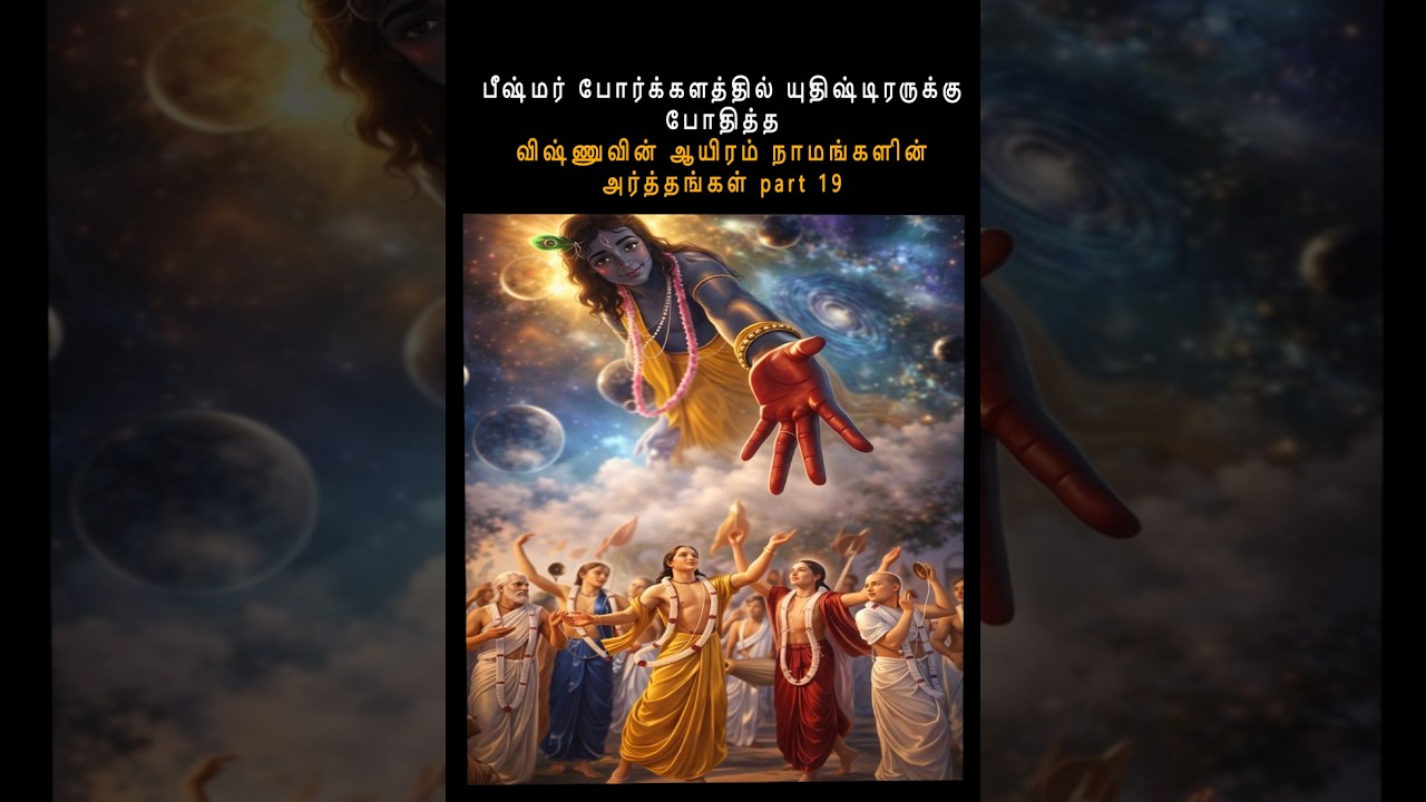 பீஷ்மர் போர்க்களத்தில் யுதிஷ்டிரருக்கு போதித்த விஷ்ணுவின் ஆயிரம் நாமங்களின் அர்த்தங்கள் part 19