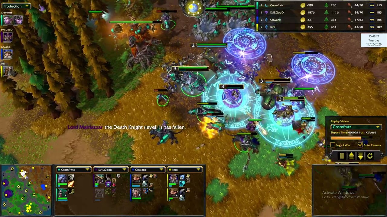 WarCraft III Reforged - Replay - 29/01/2026 3:49PM - Over 3.5k MMR