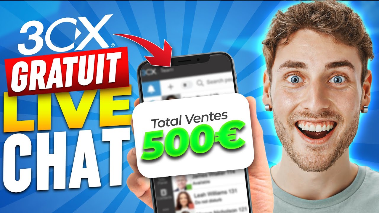 TUTO : COMMENT J'AI GAGNÉ 500€ SUR MON SITE E-COMMERCE GRACE AU LIVE CHAT 3CX ?