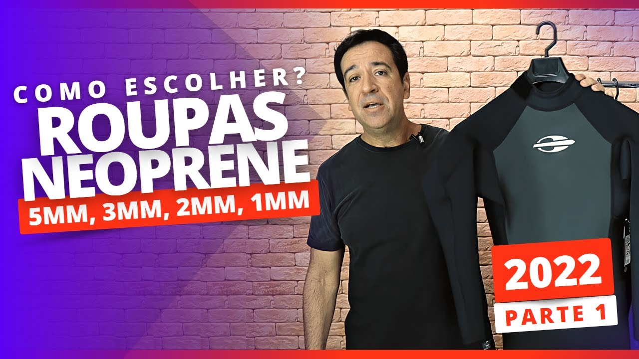 Com que Roupa de Neoprene  eu vou ? 2022  5mm, 3mm, 2mm, 1mm