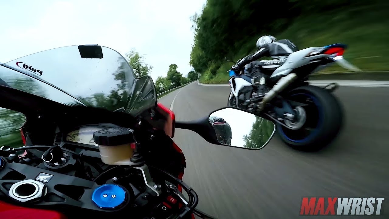 Honda SUPERBIKE Motorcycle WHEELIES Madness on PUBLIC ROADS in ITALY Costo MaxWrist SAVAGE MODE 1000