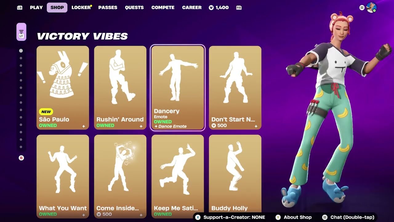 New Emote in Today's Current Fortnite Item Shop Review, 03-/01/26 - AdorahTheExplora