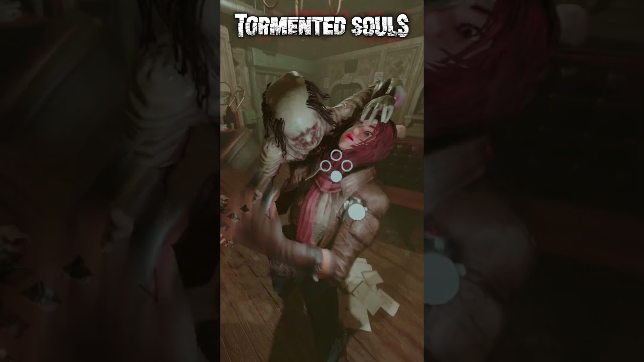 Floating Monster Eats Caroline - TORMENTED SOULS Gameplay