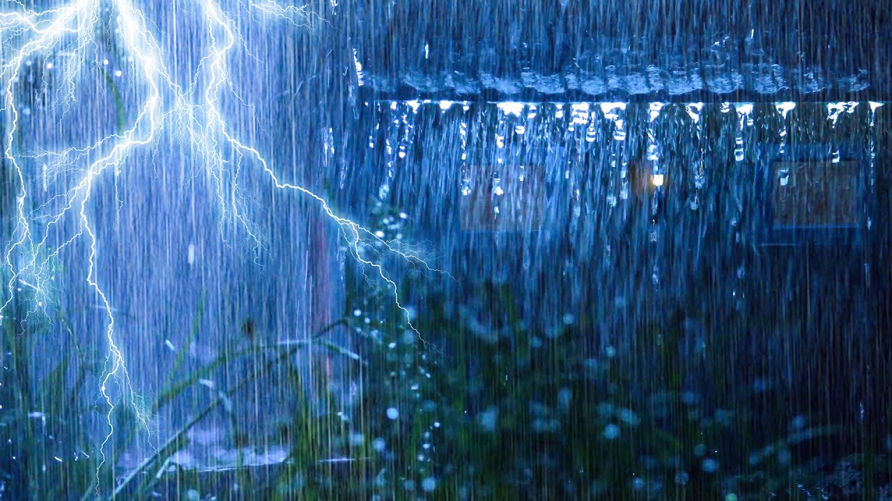 Sonidos De Fuertes Tormentas | Para Conciliar El Sueño Rápido Con Fuertes Lluvias Y Truenos Sobr