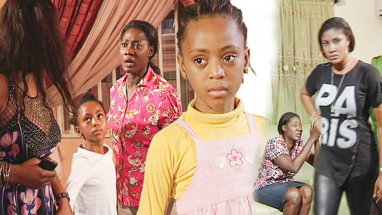  Regina Daniels at age of 7 with mercy Johnson and Angela Okorie