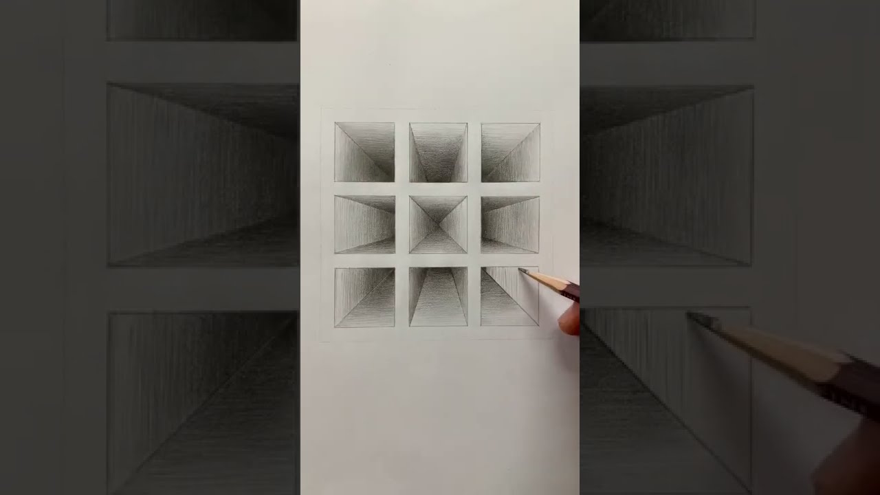 Desenho de perspectiva f&aacute;cil Como desenhar perspectiva central