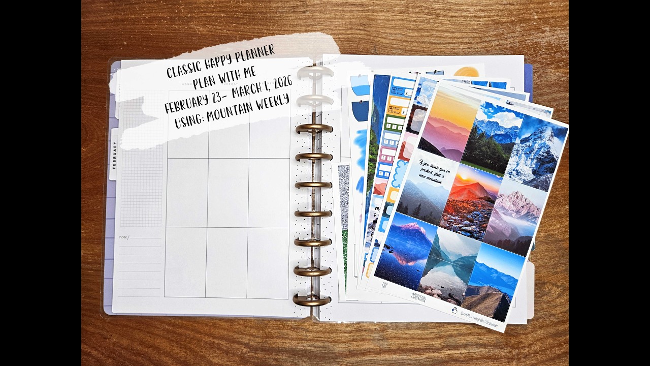 Classic Happy Planner Plan with Me || February 23- March 1, 2026