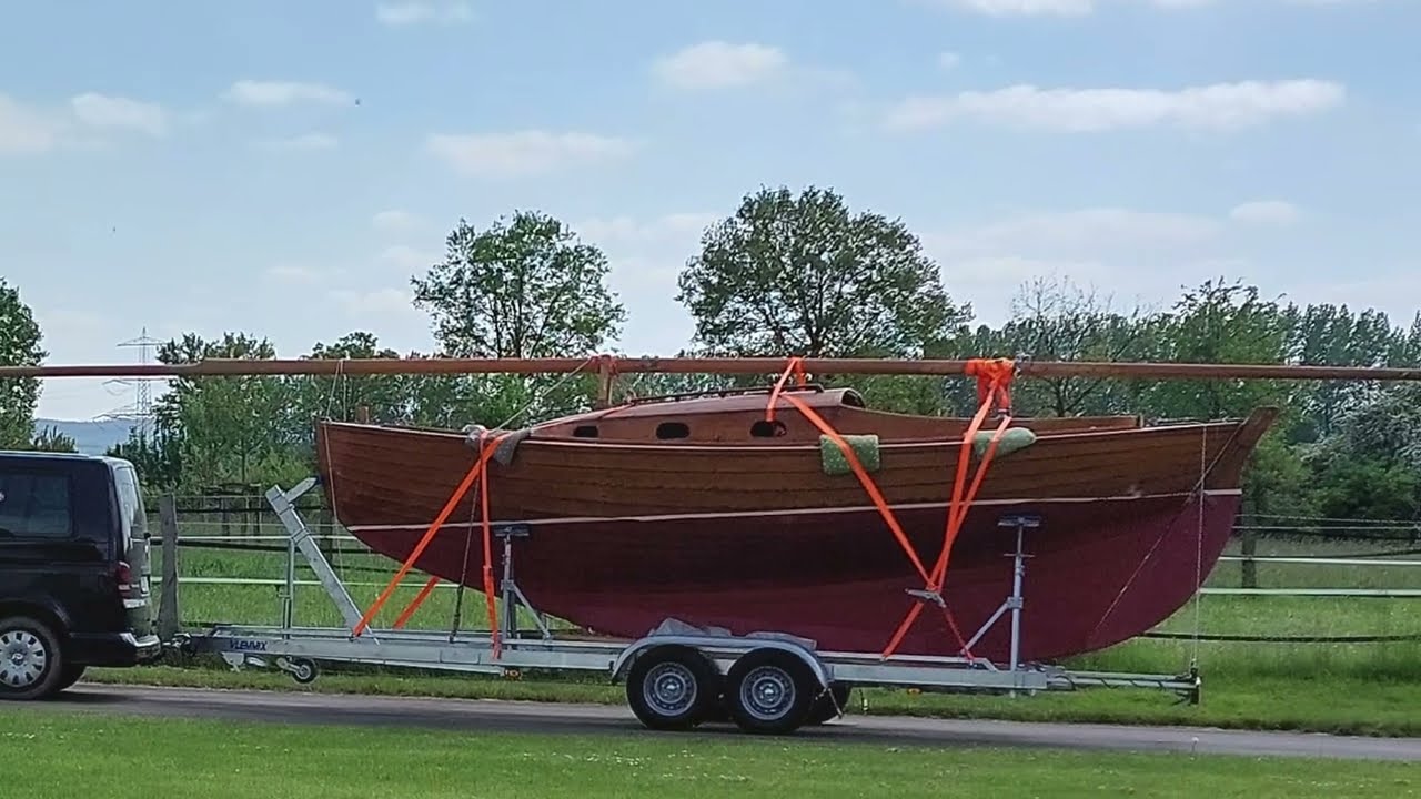 Der beginn der Restauration einer klassischen schwedischen Långedragsjulla (folkeboot) part 1