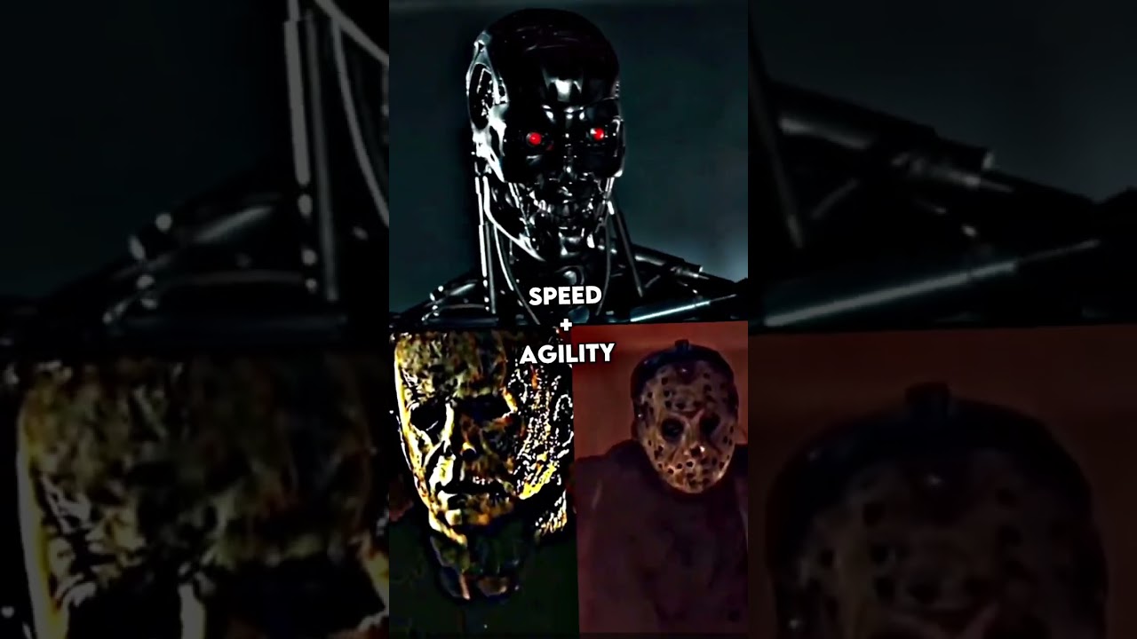 Terminator T-800 Vs Michael and Jason | Battle #alightmotion #edit #shorts