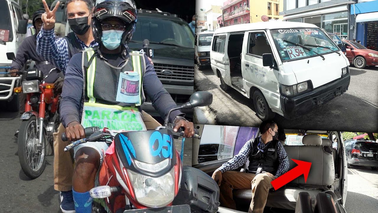 Así es el transporte público en República Dominicana