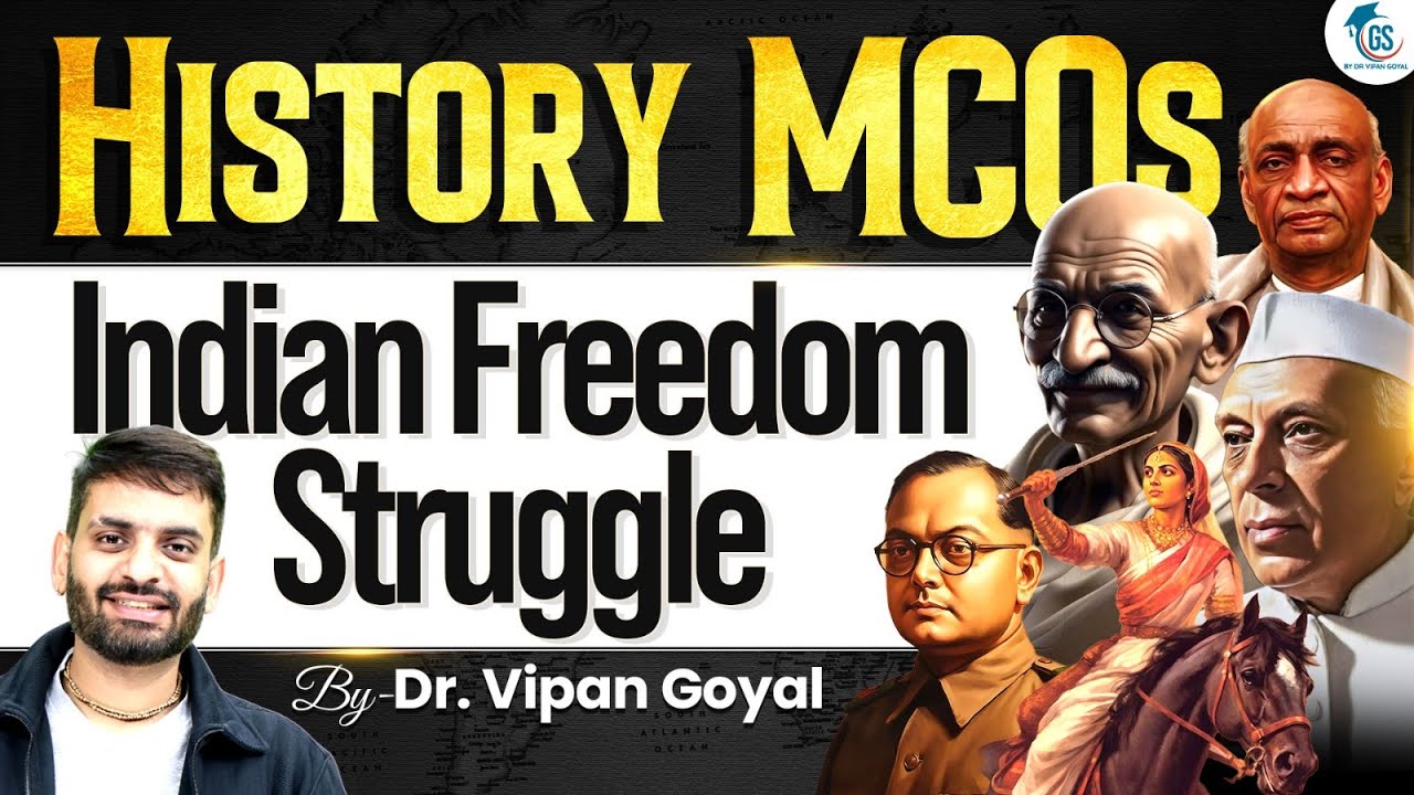 Indian Freedom Struggle MCQs | Indian National Movement MCQs | Modern History MCQs by Dr Vipan Goyal
