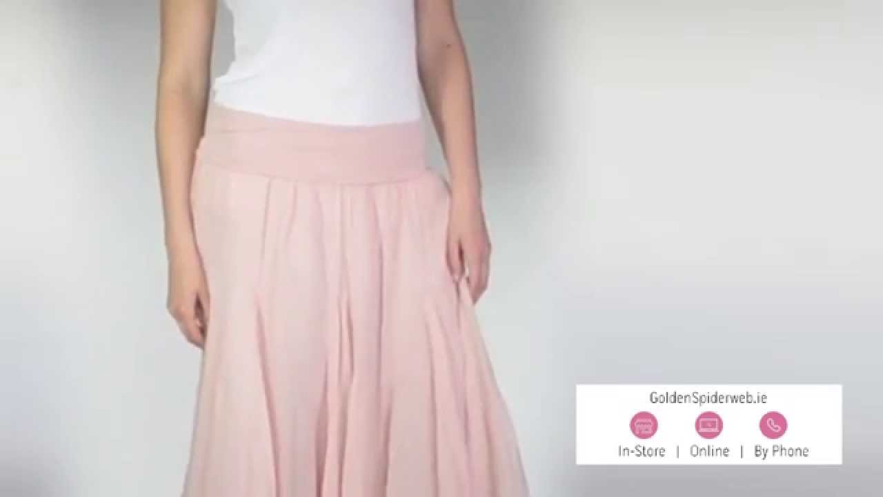 Cotton Swing Skirt ( Pink )