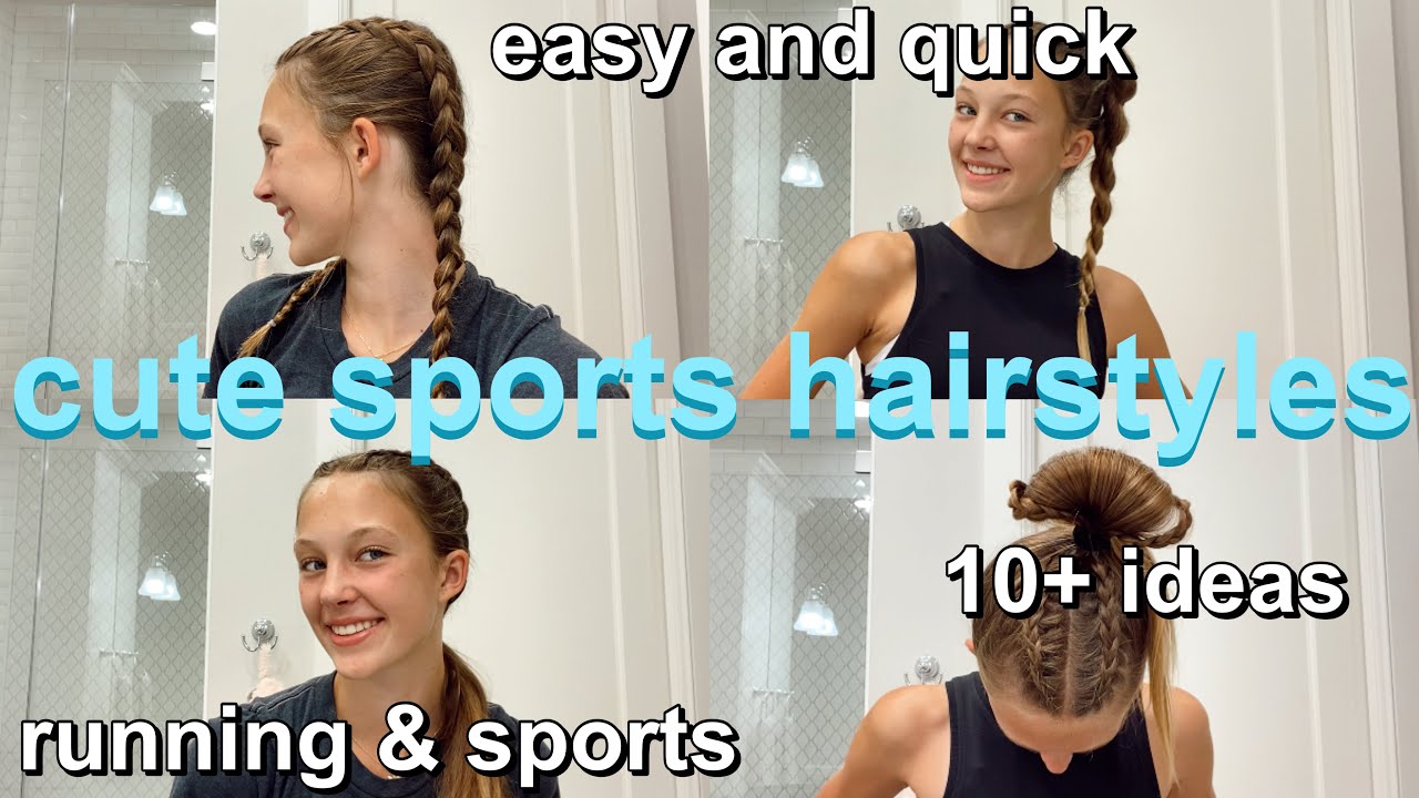 RUNNING HAIRSTYLES | cute and easy hairstyles for sports and working out