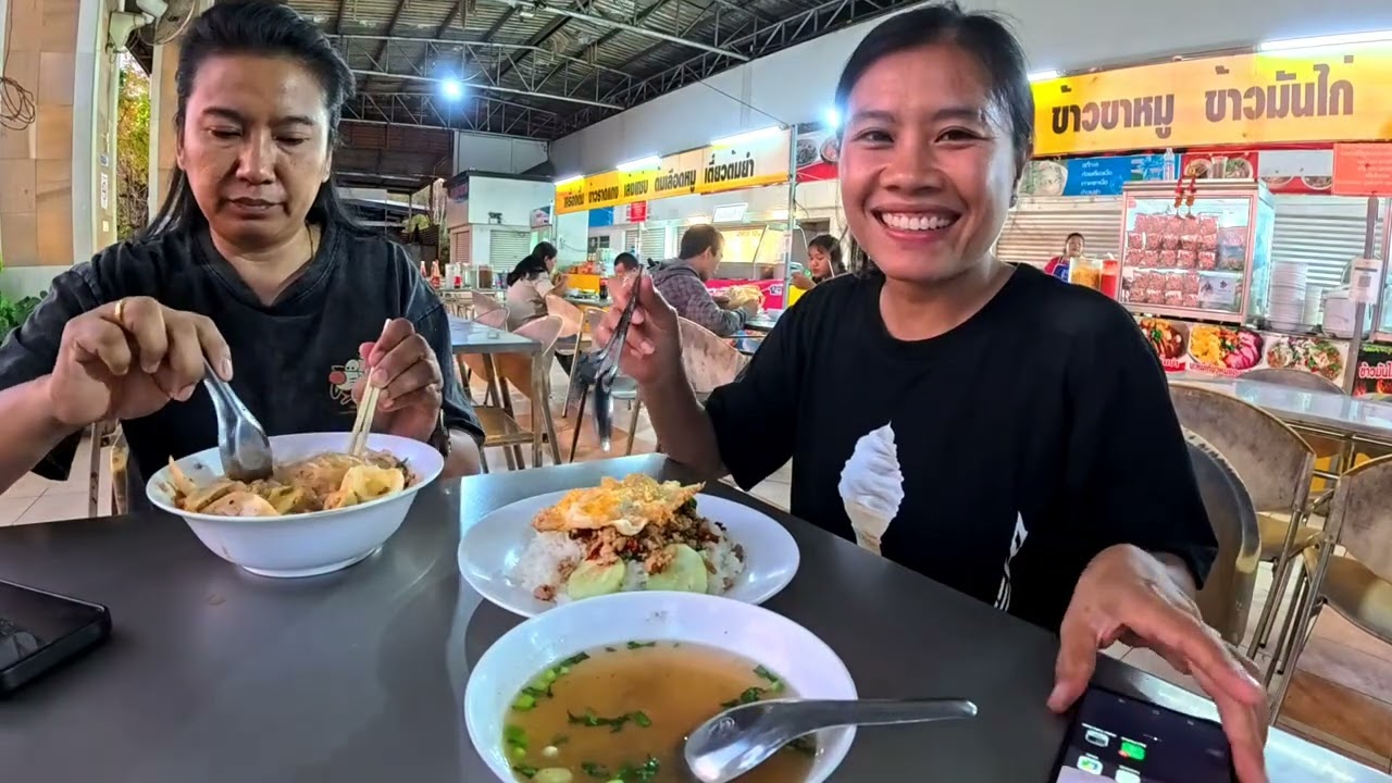 เดินทางเข้ากรุงเทพฯแล้วแวส่งปีใหม่ที่ตลาดไทย
