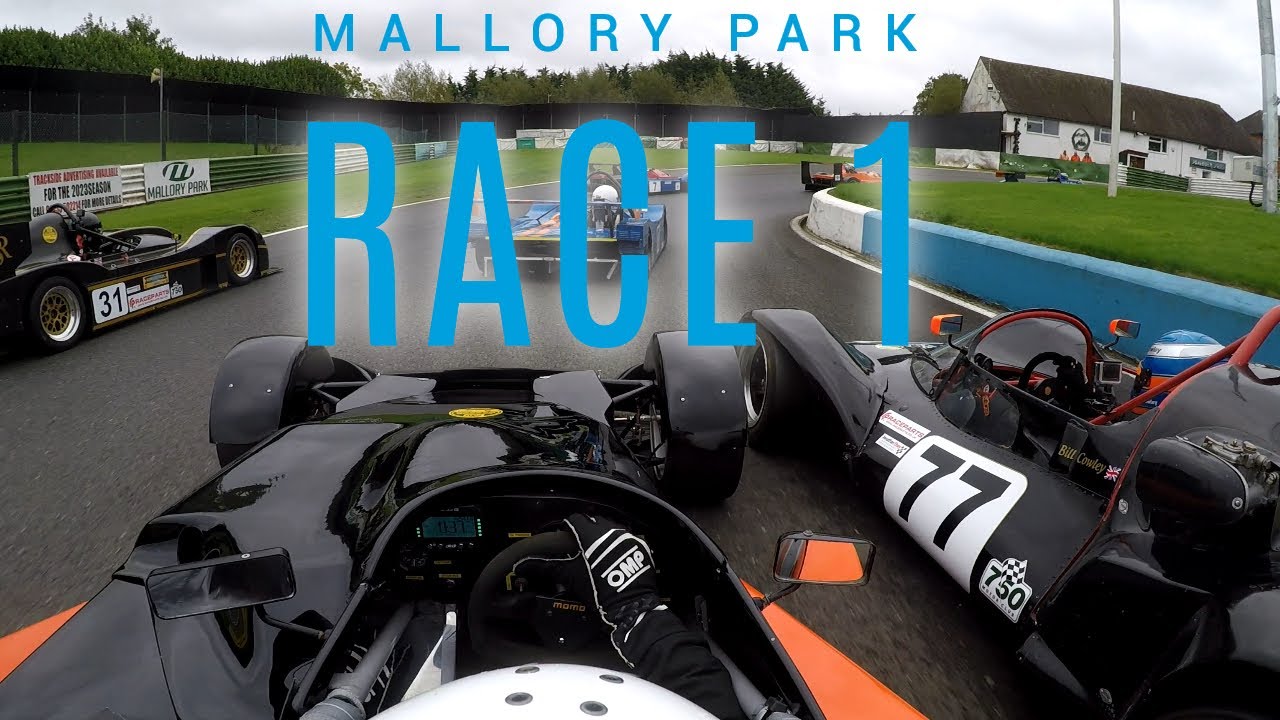 750 Formula Mallory Park Race 1 - Epic battle....and then.....