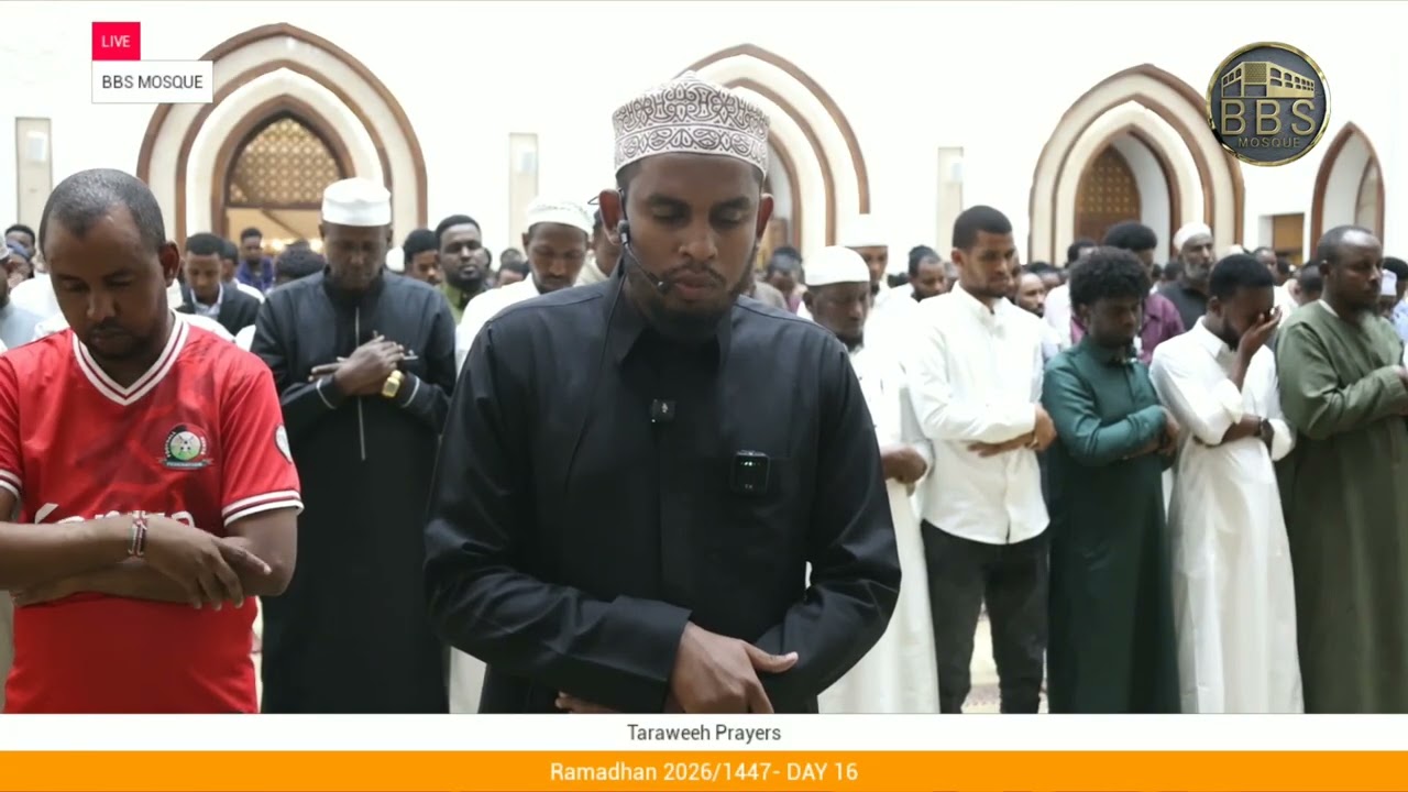 TARAWEEH DAY 16 ||  BBS Mosque | RAMADHAN 2026/1447