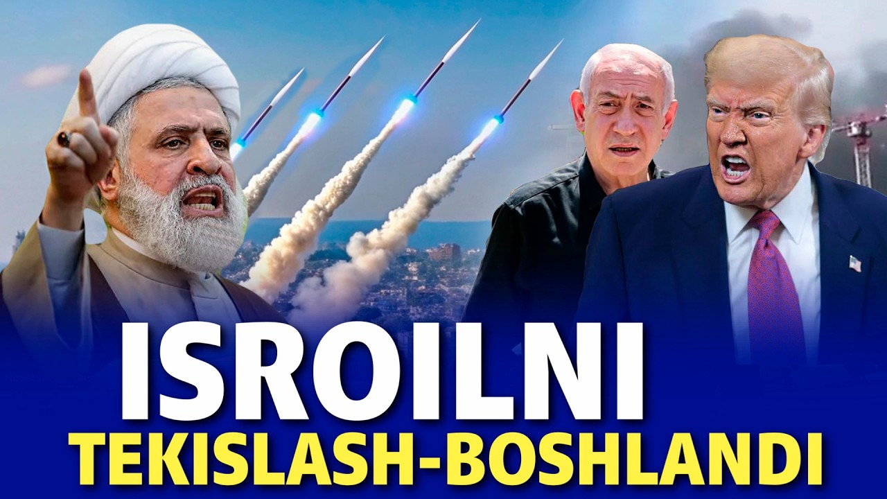 ISROILNI YAKSON QILISH BOSHLANDI-RAKETALAR QATORLASHIB UCHMOQDA