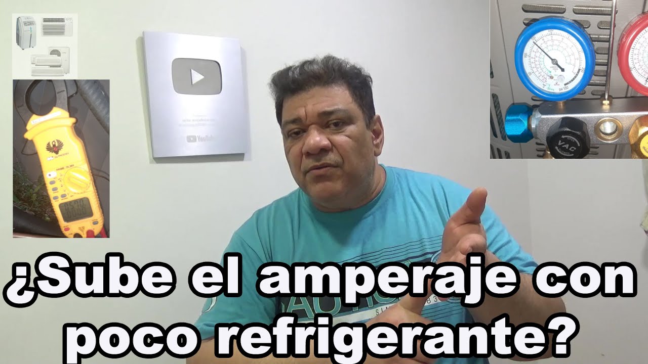 Compresor tiene amperaje alto con poco refrigerante (por que y como resolverlo)