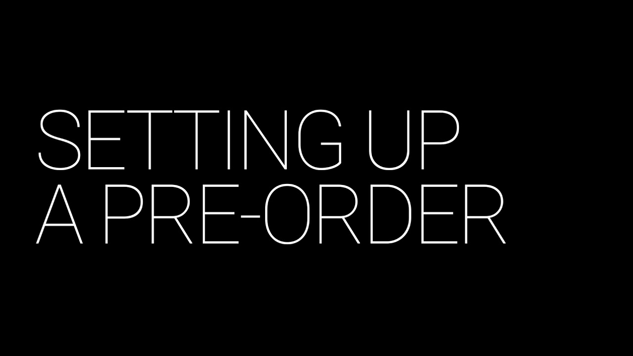 Setting Up a Pre-Order on TuneCore (Tutorial)