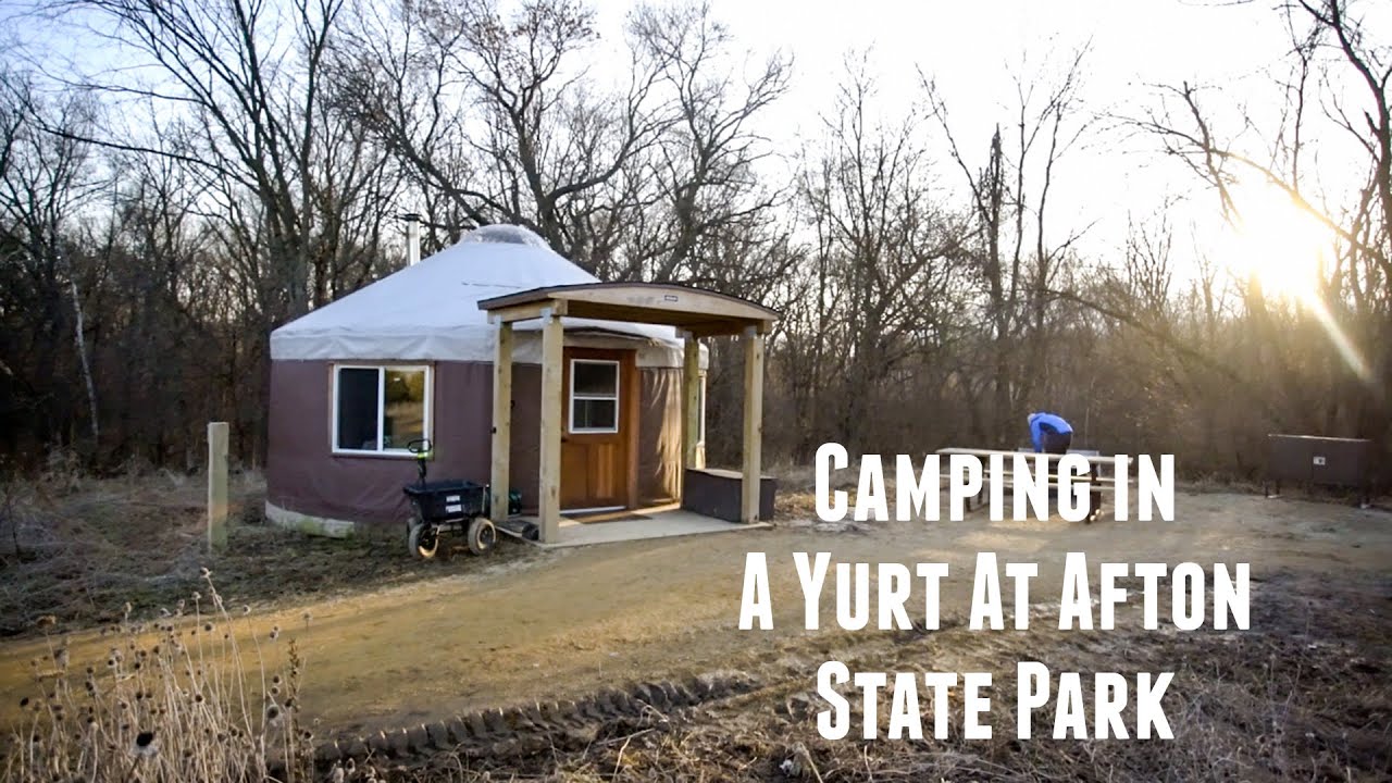Camping in a Yurt at Afton State Park