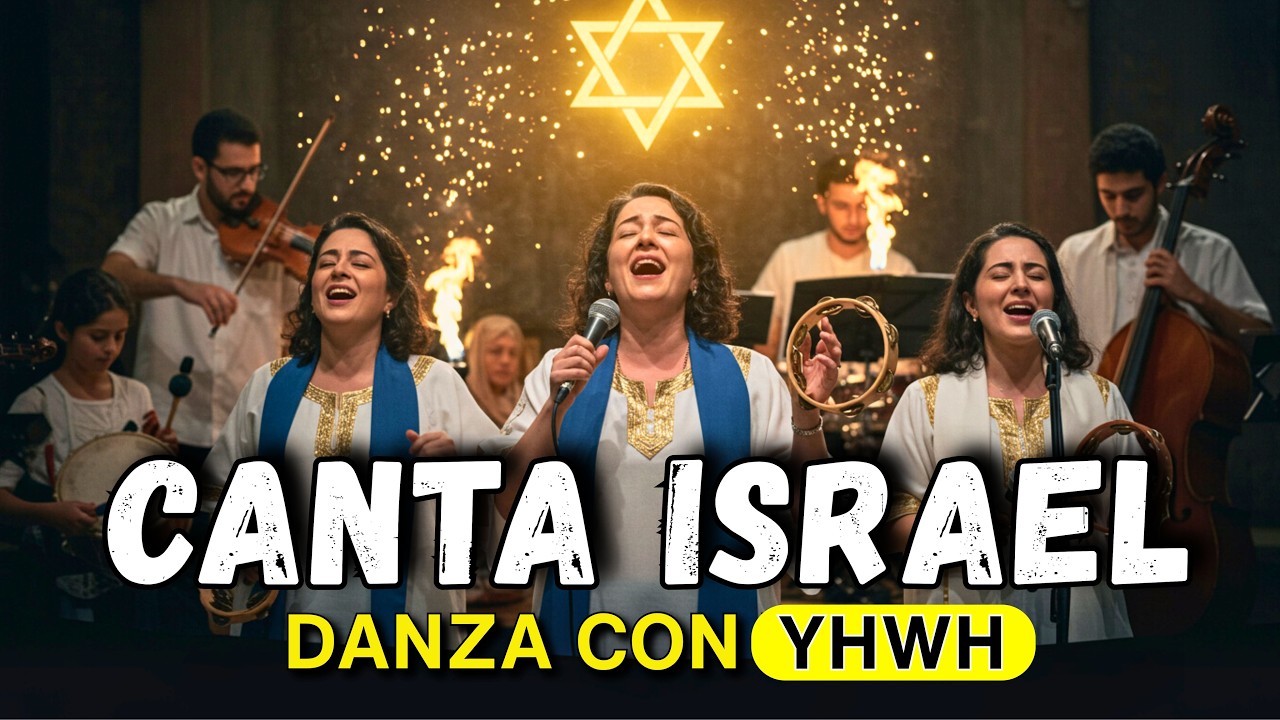 ISRAEL Canta con Júbilo y Adoración Hebrea Gloriosa – Fuego Santo que Vence la Ansiedad y Da Paz