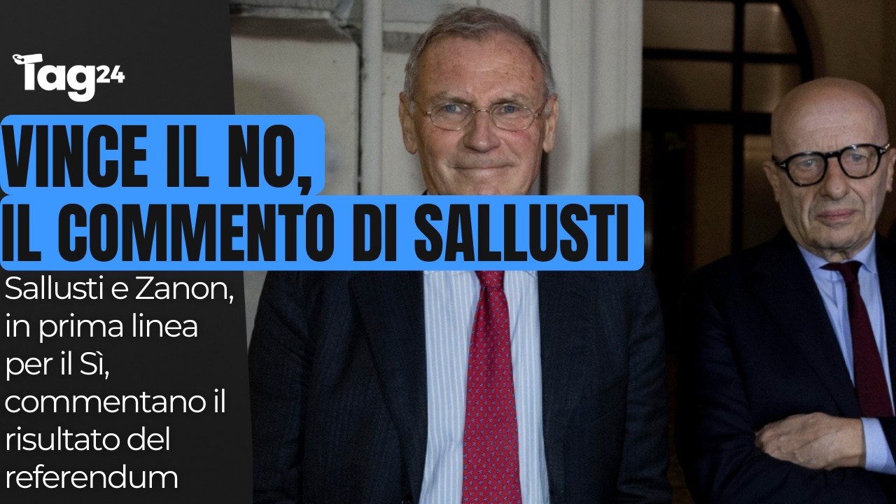Referendum, Sallusti e Zanon commentano la sconfitta del S&igrave;