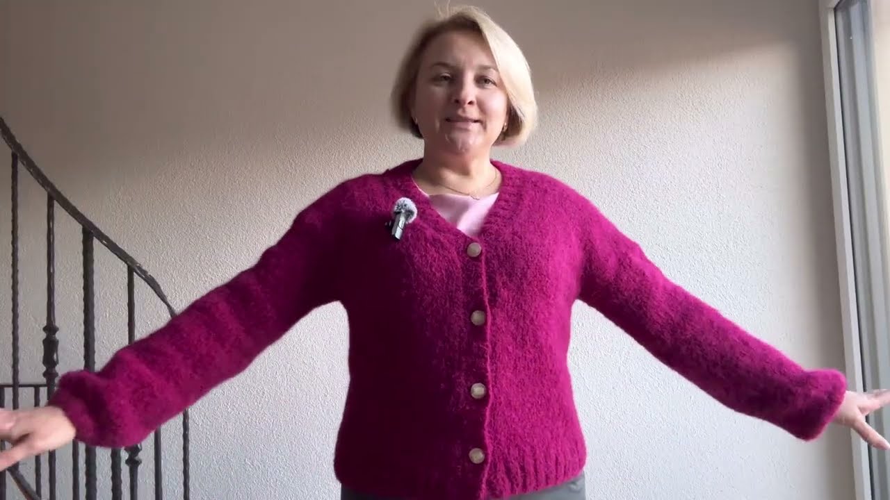 #Raglan #Strickjacke mit V-Ausschnitt Berechnungen und Zunahmen 