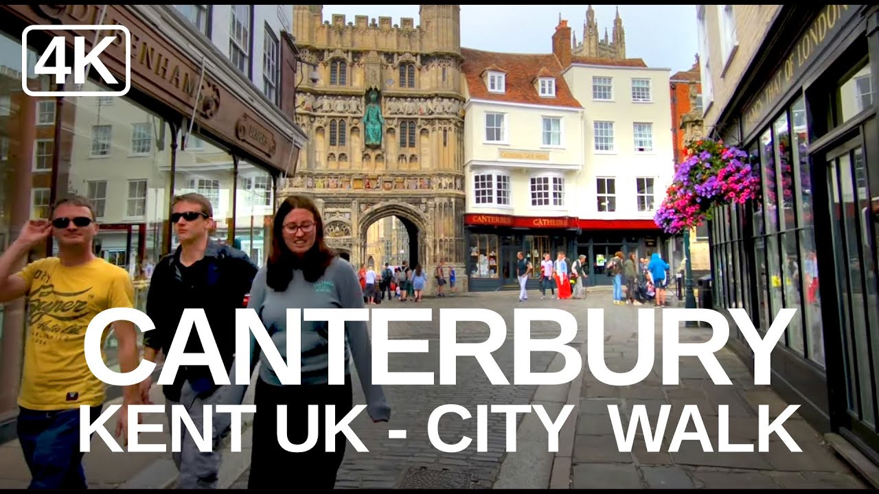 Canterbury's Hidden Gems | 4K Walking Tour of England's Medieval City
