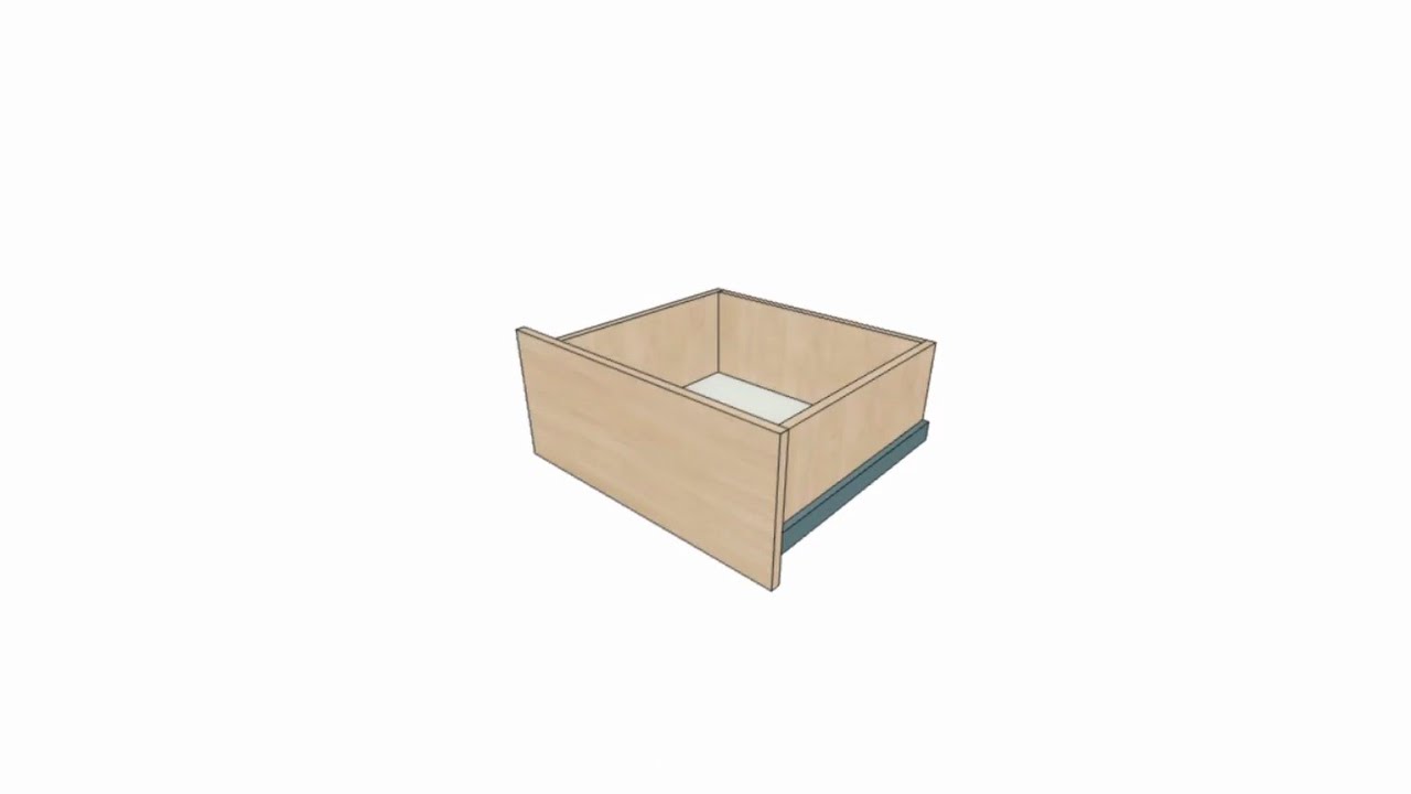 I am designing a drawer in a furniture program.