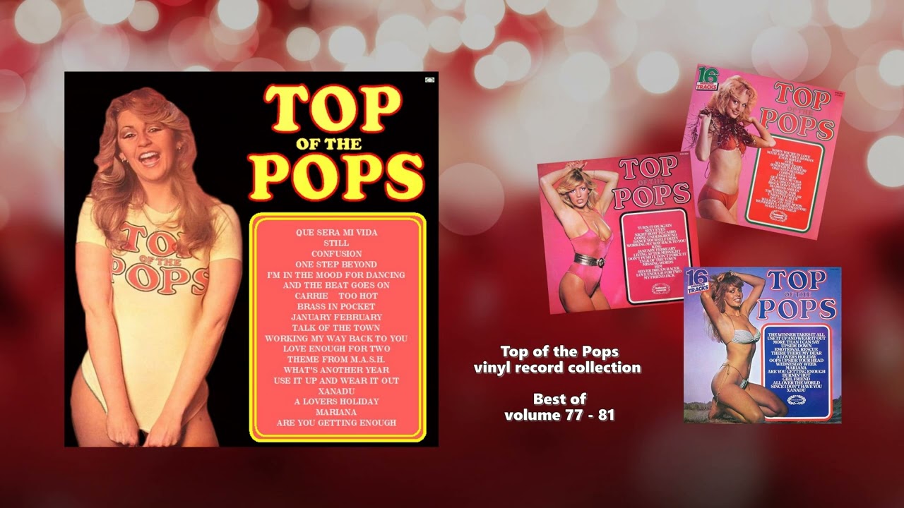 Top of the Pops Vinyl Albums Collection Vol. 77-81  - Late 70s Pop Songs - Best Of 70s Hits