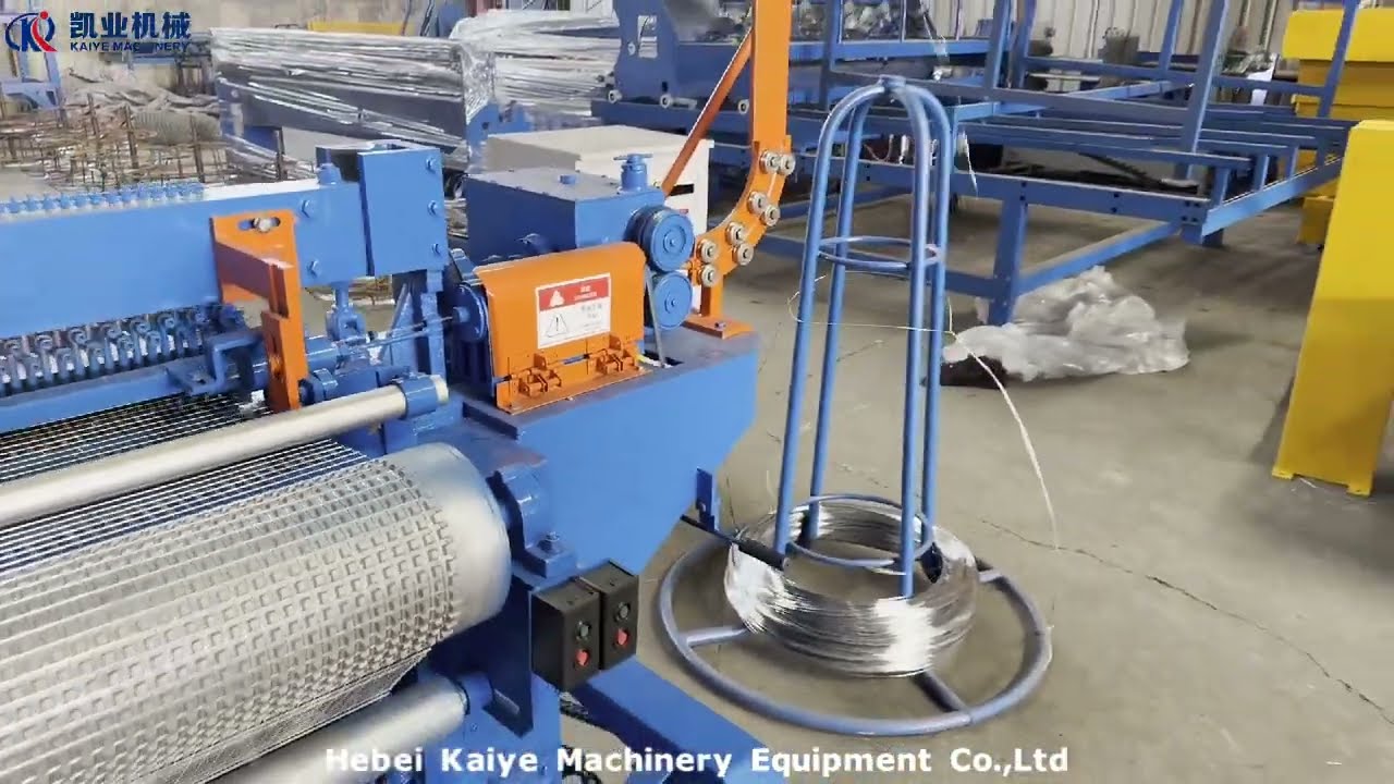 Automatic welded mesh machine/Автоматический электросварной станок для производства сетчатых рулонов