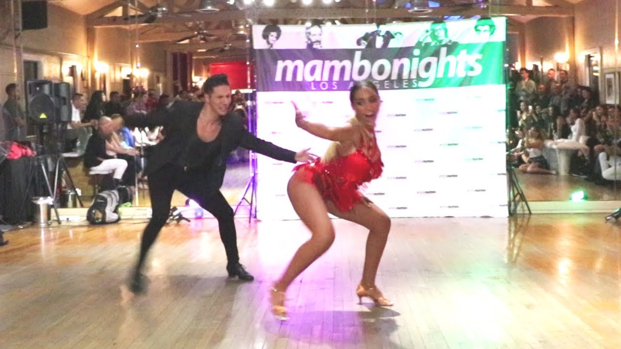 Rodrigo Cortazar Y Bersy Cortez Performance @MamboNightsLA 10/7/2017