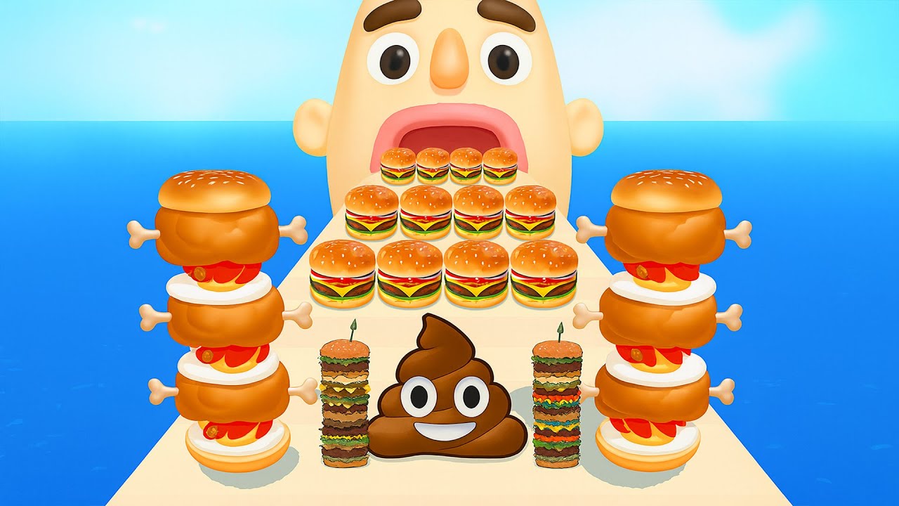 Sandwich Runner - All Level Gameplay Android,iOS - NEW BIG APK UPDATE