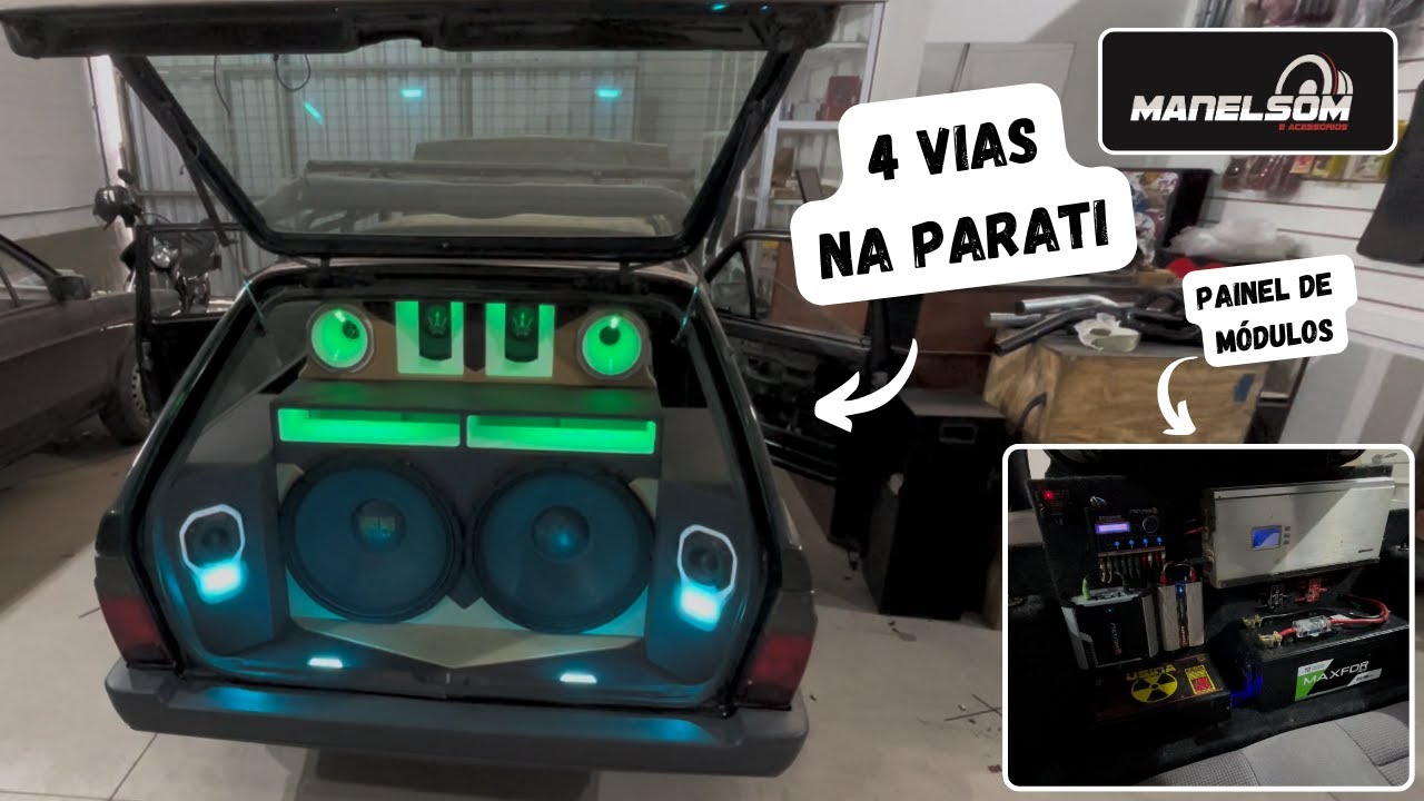 Som Parati quadrada 4 vias finaliazado, teste com algumas musicas. (Dia a dia da loja) #109