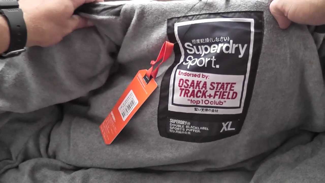 Superdry hoods sports puffer winter jacket