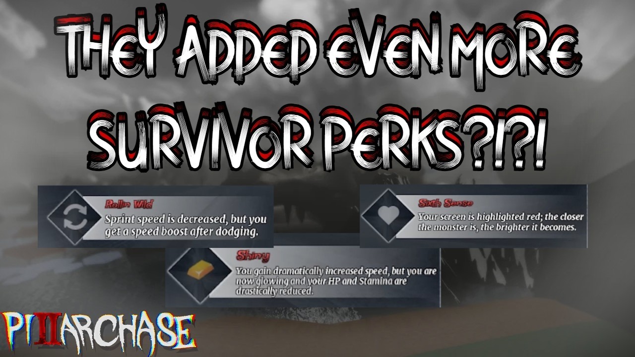 THEY ADDED EVEN MORE NEW SURVIVOR PERKS?!?! - Pillar Chase Testing