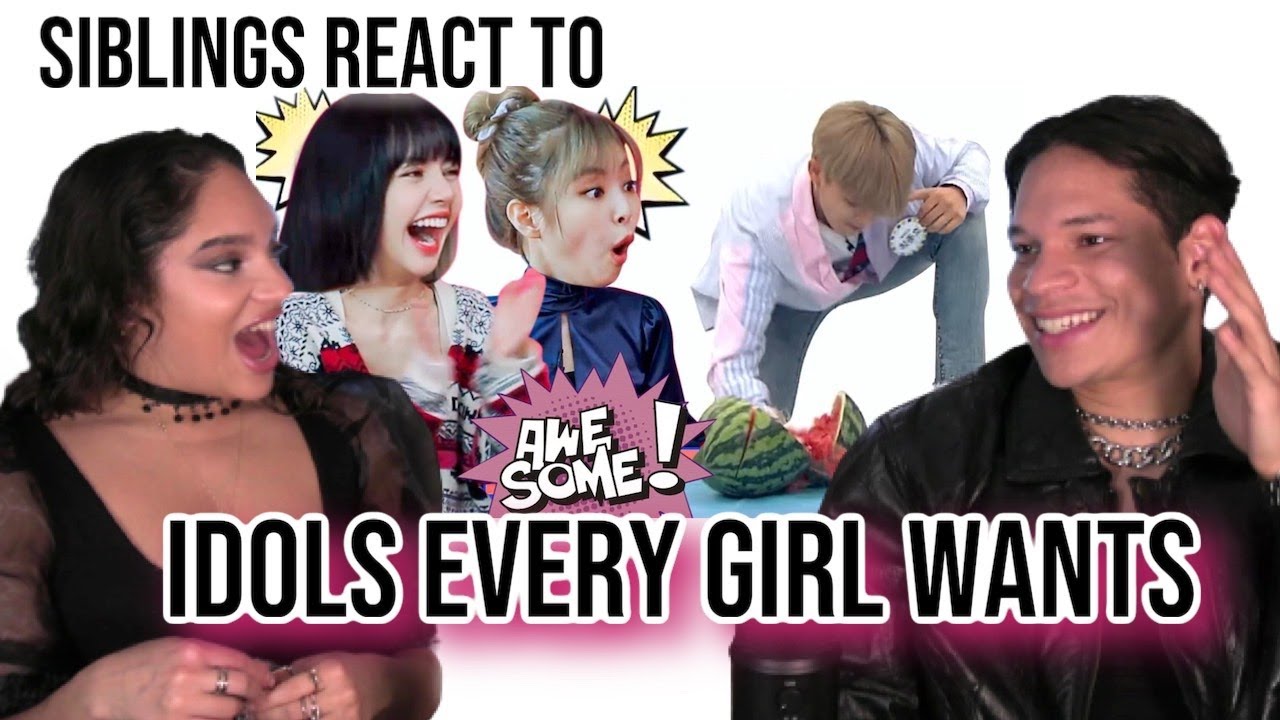 Siblings react to Kpop Male Idols That Every girl Wants 😍😮| REACTION