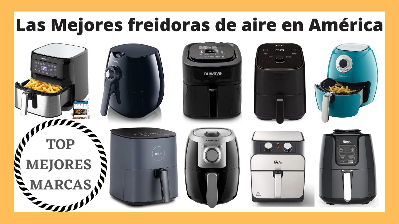 🌎Top 9 freidoras de aire en América [2022].