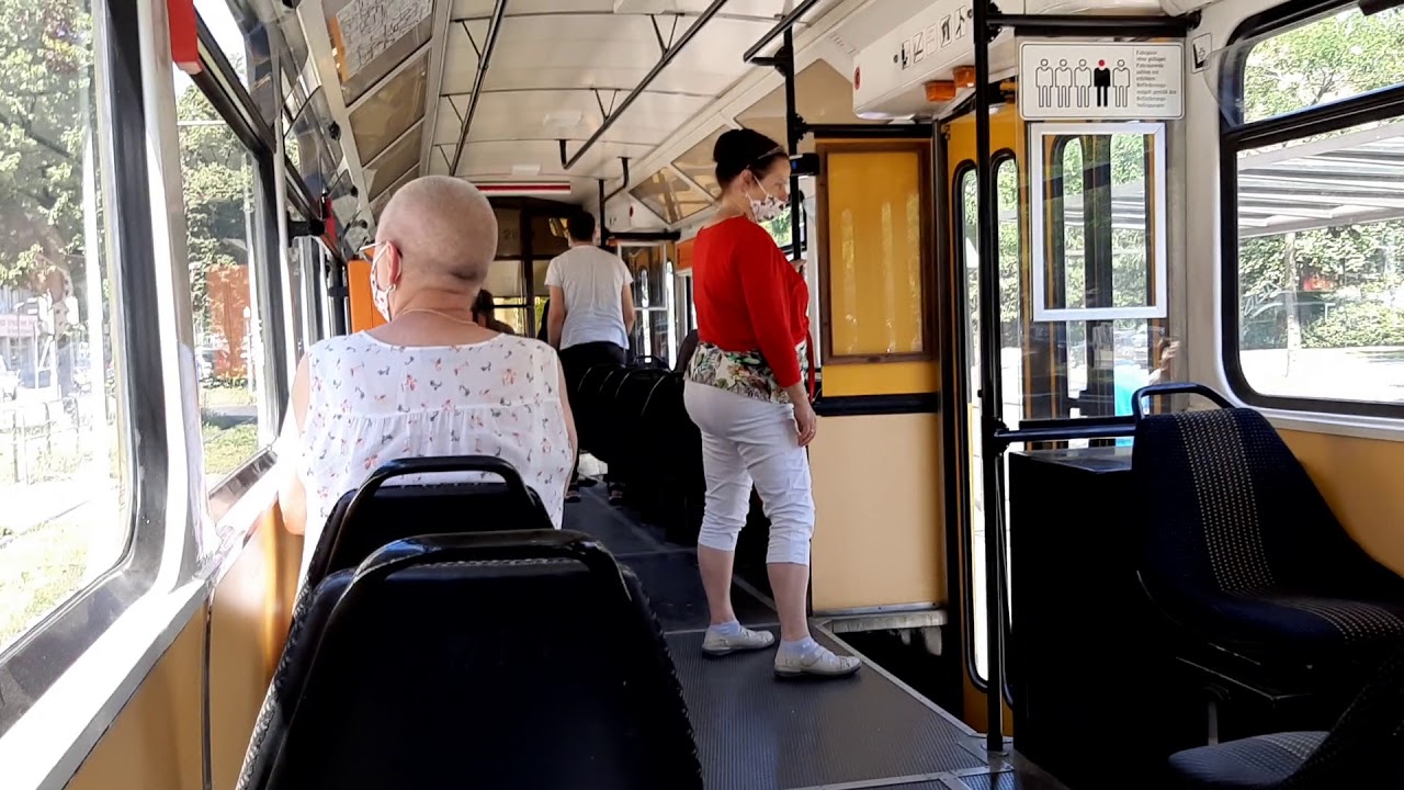 Tatra T4D-MT Linie 8 S&uuml;dvorstadt-Hellerau kiefernweg