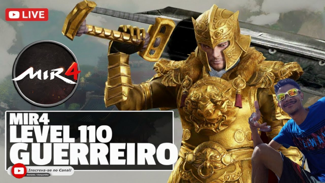 🎥[SA33]  MIR4 - GUERREIRO LEVEL 110(200K DE POWER) #nft #wemade #mir4 #draco