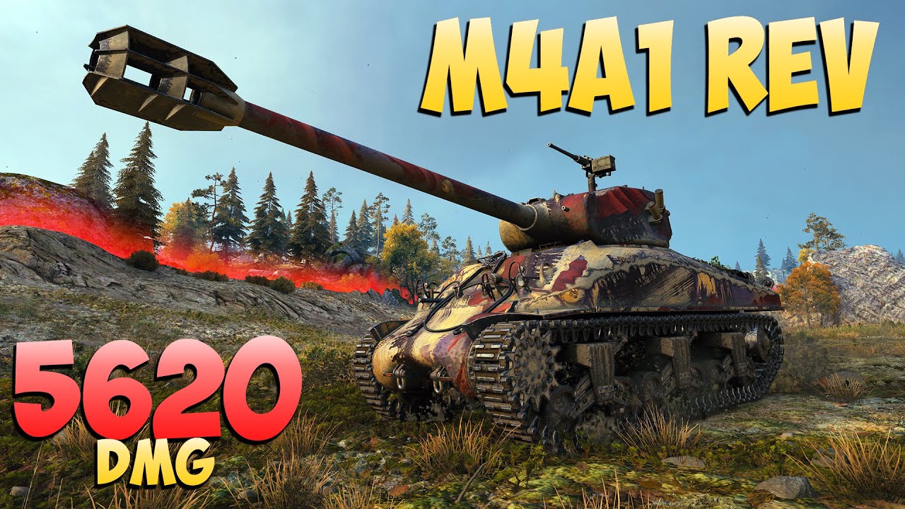 M4A1 Rev - 8 Kills 5.6K DMG - Старая колесница! - Мир Танков