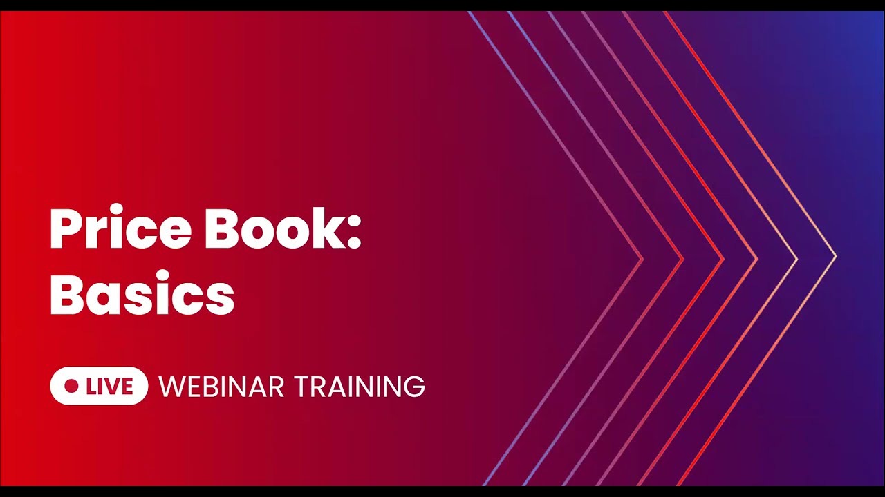 Price Book: Basics | Live Webinar Recording 02-26-26