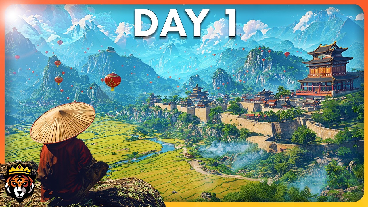 DAY 1 of the Most BEAUTIFUL Ancient China Survival Game&hellip;