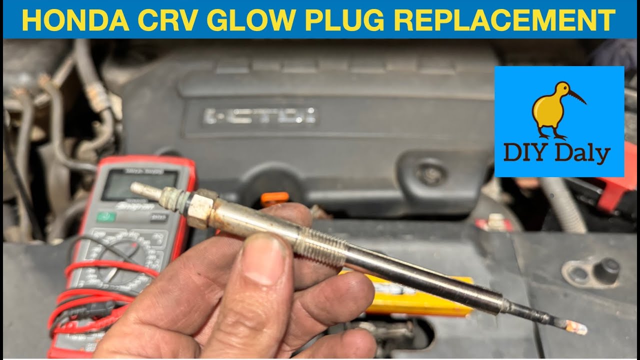 How to test & replace the glow plugs on a Honda CRV 2.2 CTDI